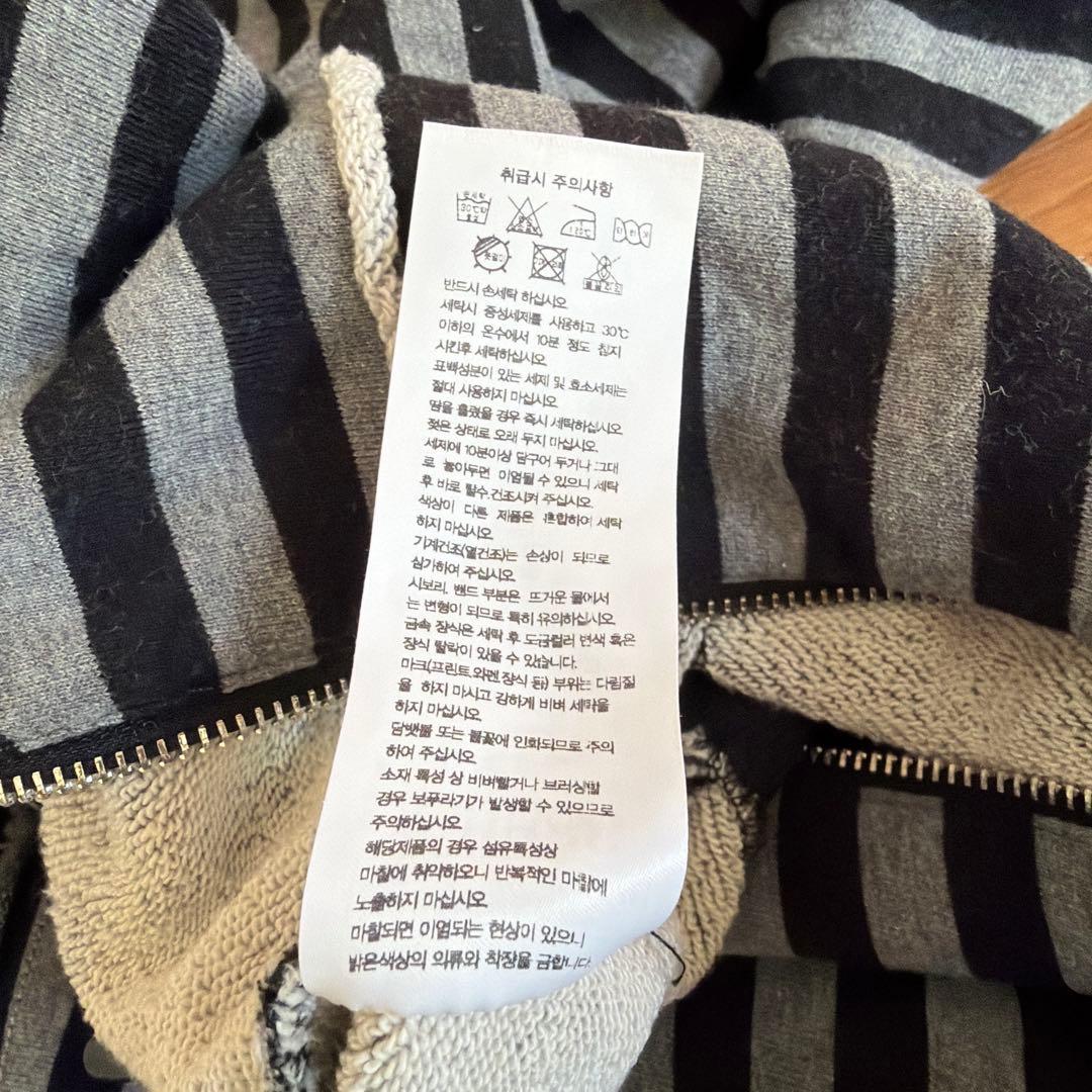 YOUHEE ボーダー パーカー