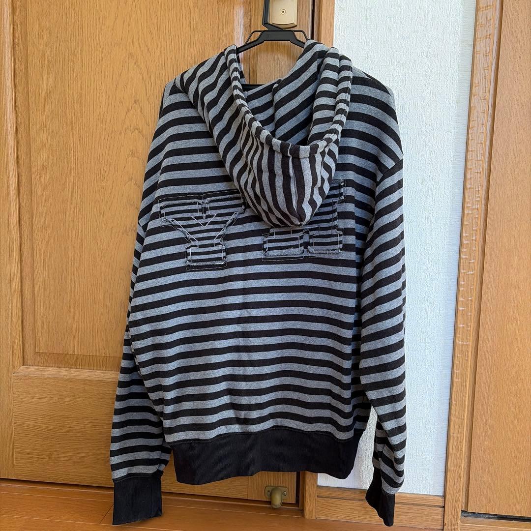 YOUHEE ボーダー パーカー