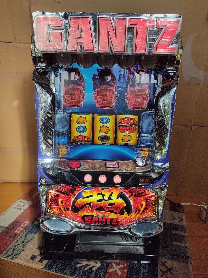 【値下げ】パチスロ実機 超GANTZ 不要機、トランス付電源コード セット