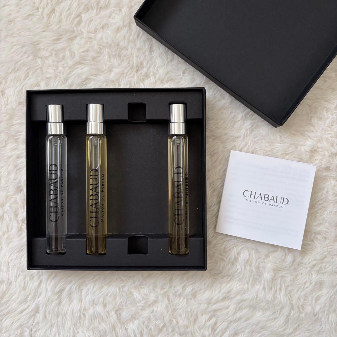 chabaud グルマン香水 ディスカバリーセット 3本