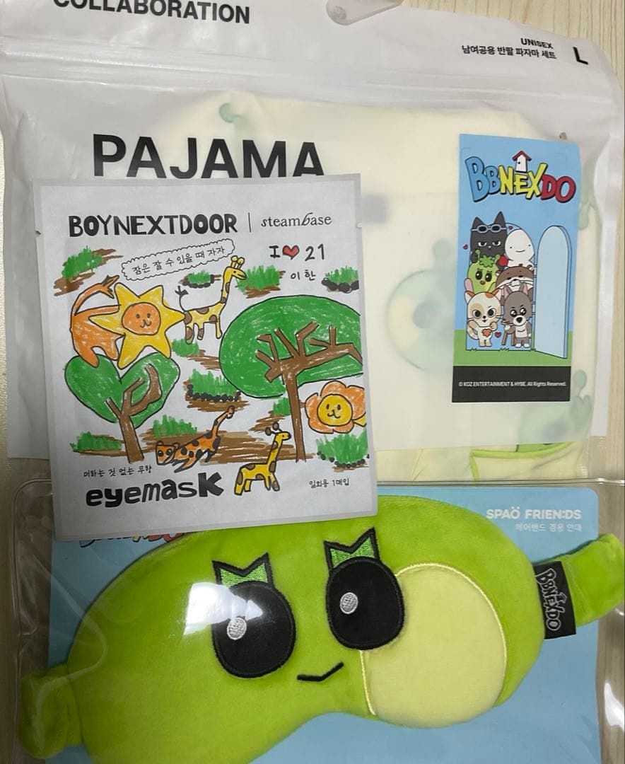 イハン boynextdoor SPAO パジャマ ボネクド セット