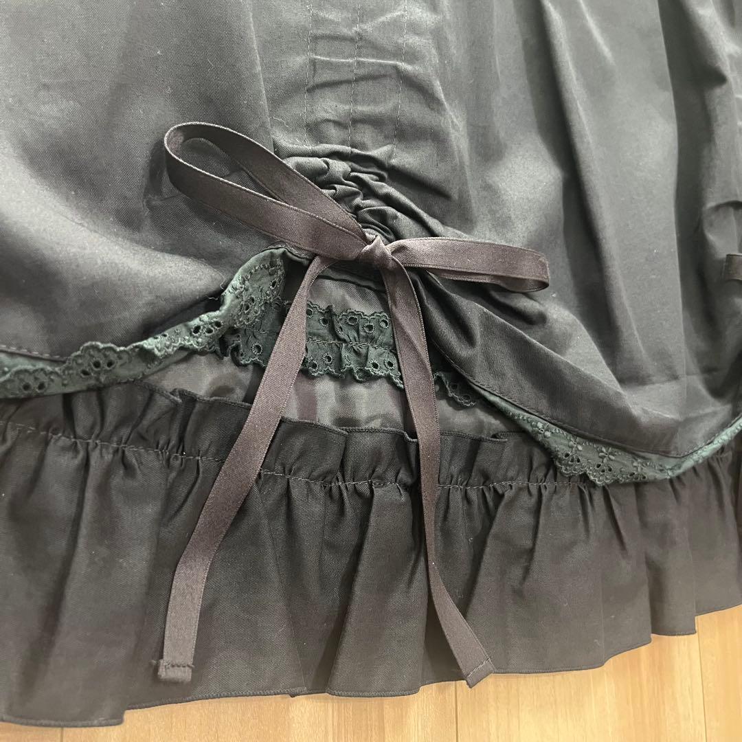 PEACE NOW（ピースナウ）　フレアミニスカート　黒