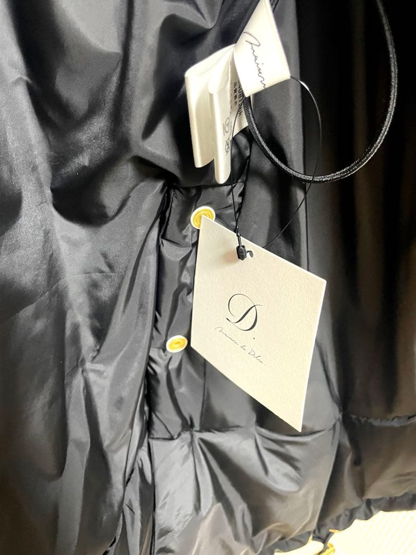 メゾンドルチェ　キルティングベスト　black ブラック