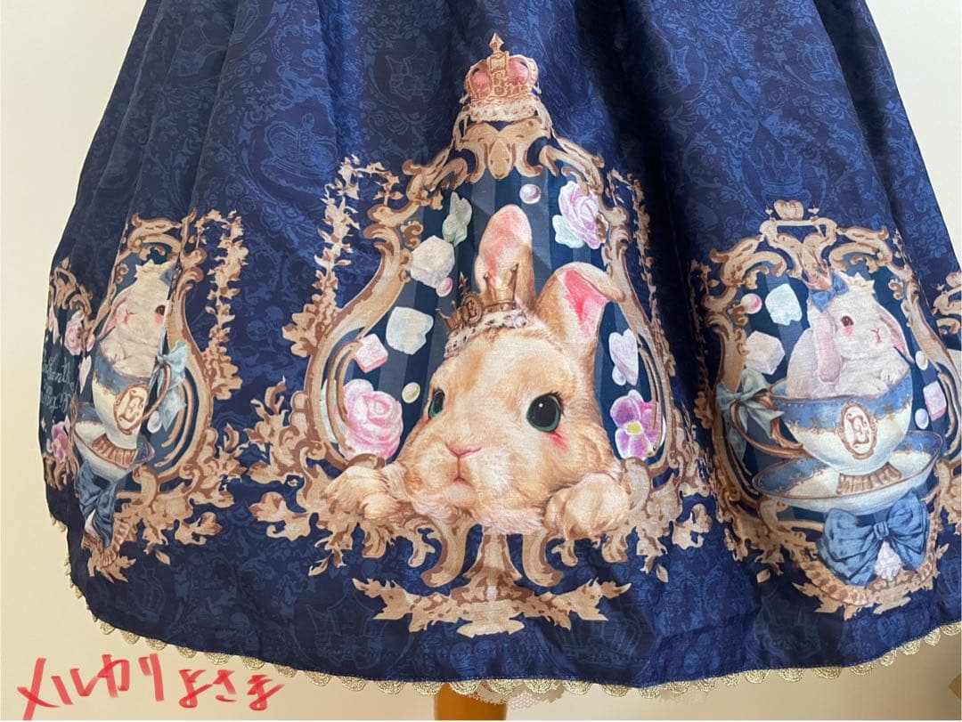 レア！新品*Enchantilly*QueenBunnyスカート＋カチューシャ