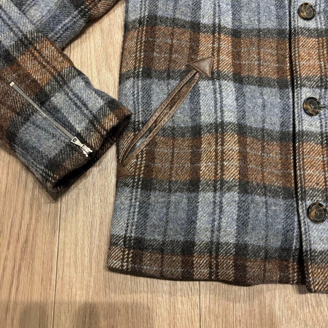 A.P. C アーペーセー チェック柄 ウールジャケット