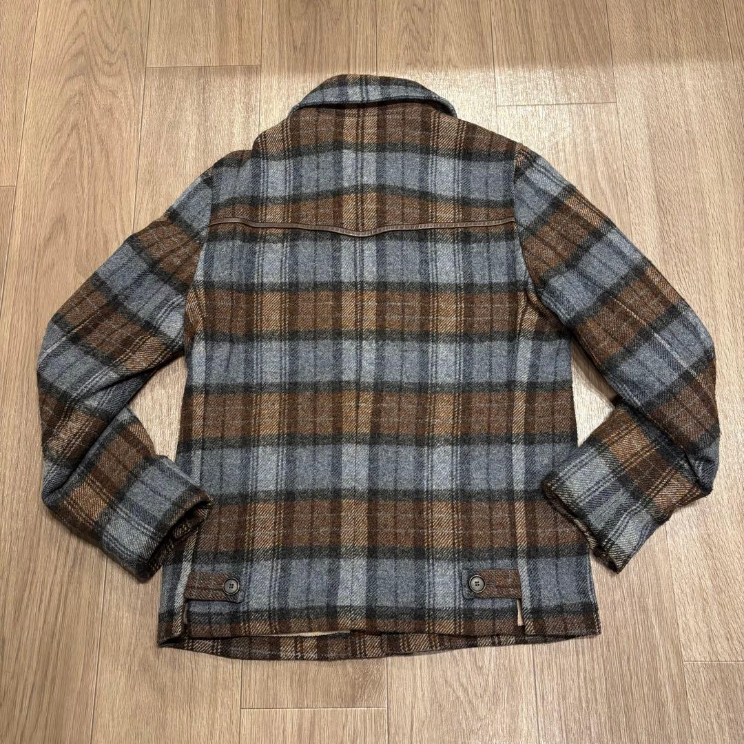 A.P. C アーペーセー チェック柄 ウールジャケット