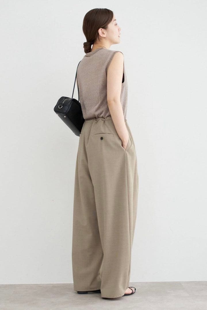 IENA コクーンパンツ ベージュ