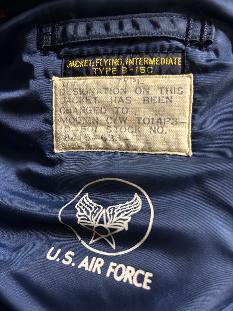 い*な様 U.S. AIR FORCE B-15CバズリクソンL紺ネイビーUSE