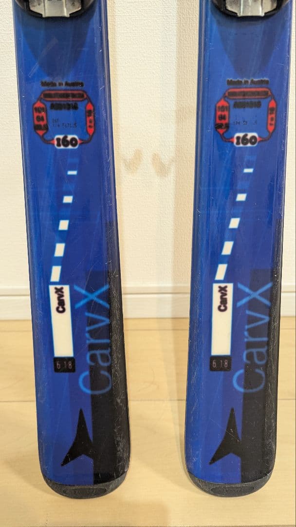 S236 ATOMIC carvX スキー板 約158cm 約305-330mm