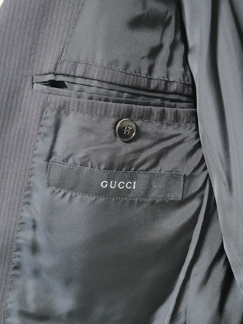 【美品】GUCCI グッチ ジャケット セットアップ ストライプ スーツ