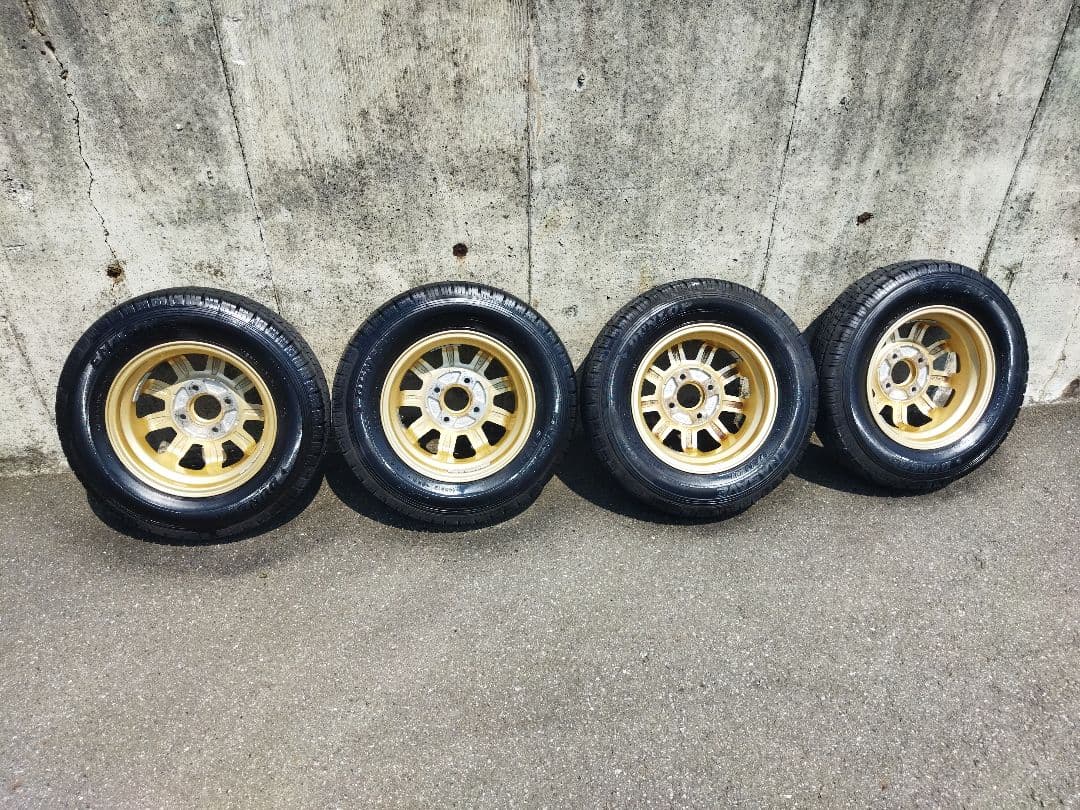 埼玉県深谷市　軽バン　軽トラックホイール　PCD100 145R12 4本セット