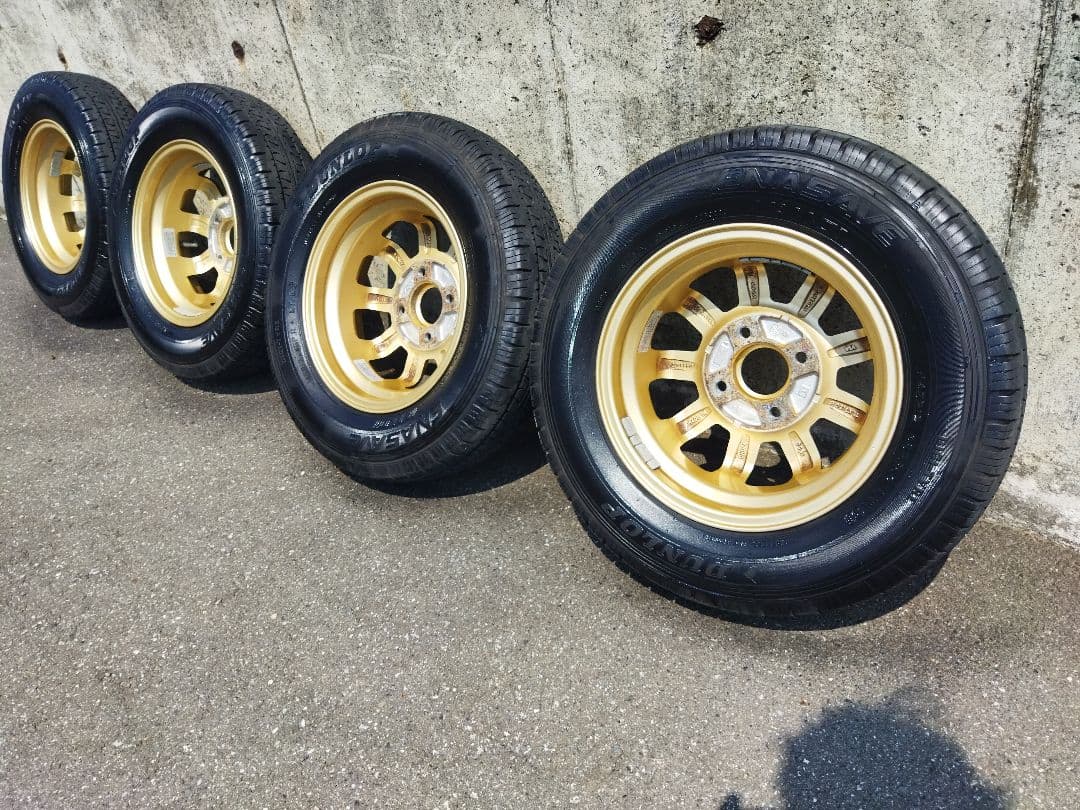 埼玉県深谷市　軽バン　軽トラックホイール　PCD100 145R12 4本セット