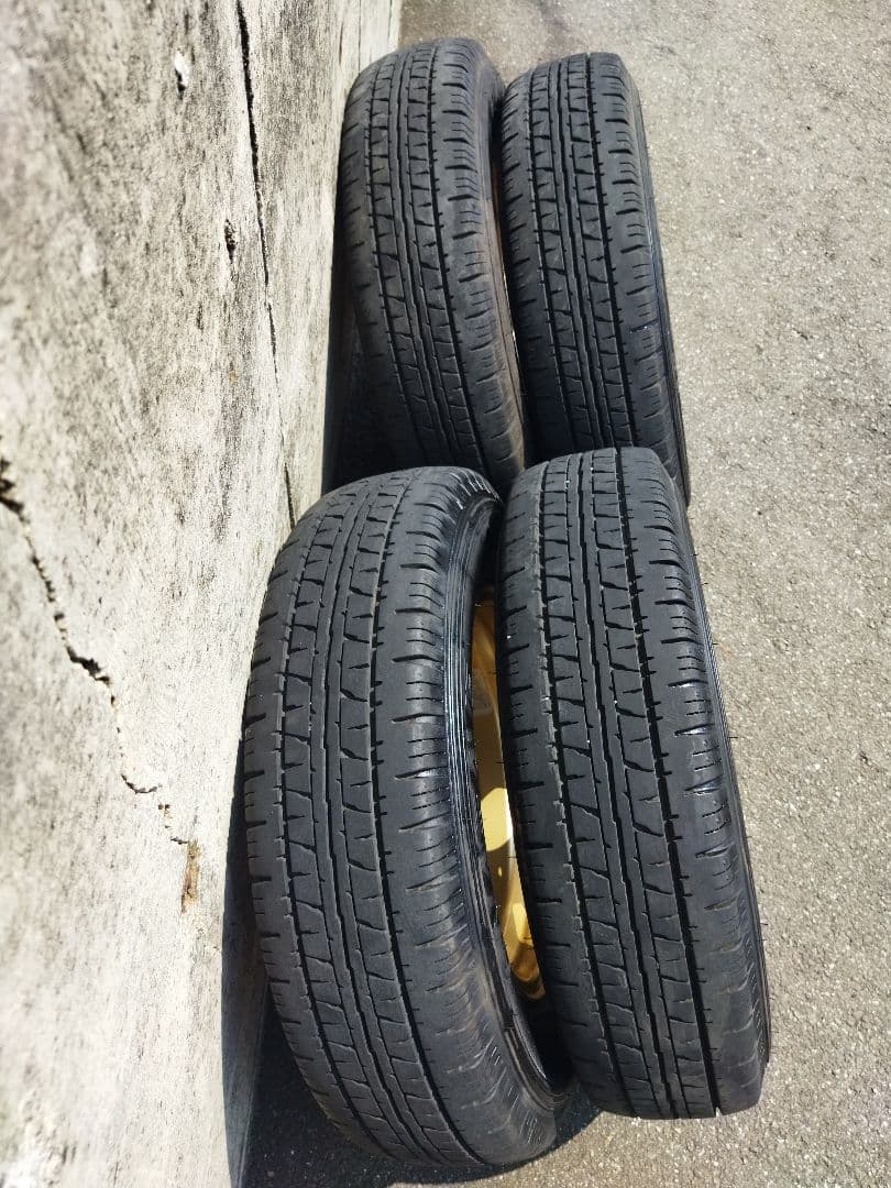 埼玉県深谷市　軽バン　軽トラックホイール　PCD100 145R12 4本セット