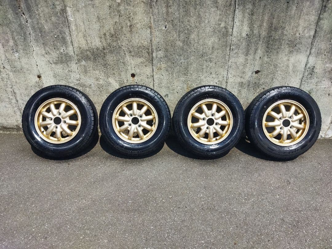 埼玉県深谷市　軽バン　軽トラックホイール　PCD100 145R12 4本セット