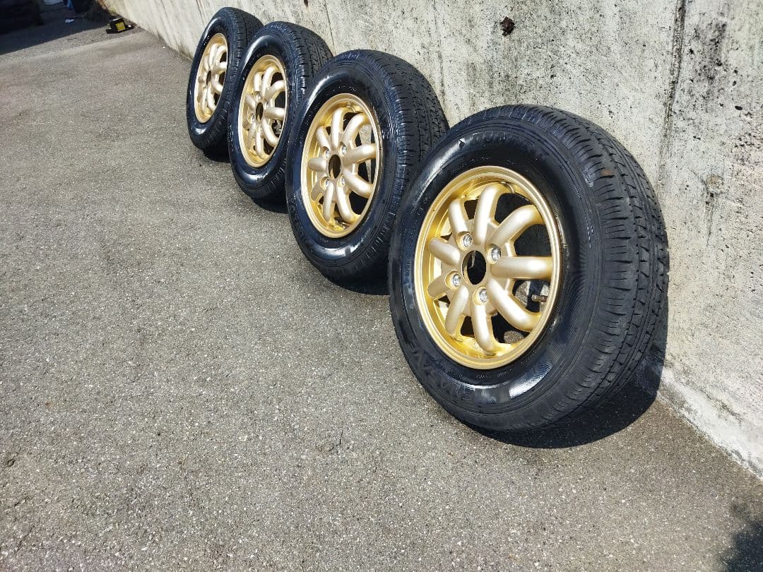 埼玉県深谷市　軽バン　軽トラックホイール　PCD100 145R12 4本セット