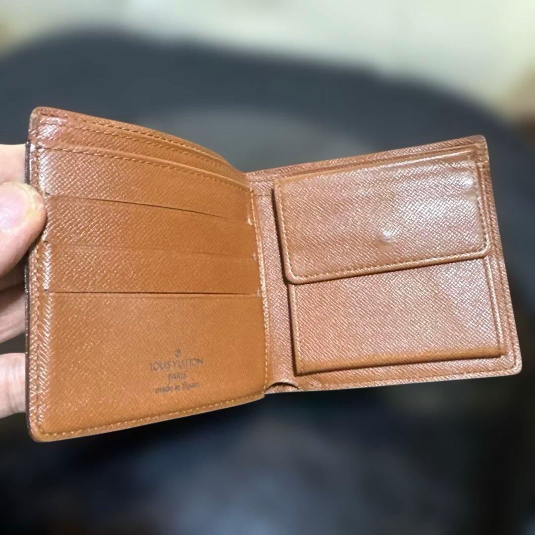 13☆美品☆モノグラム♪マルコ☆2つ折り財布★ポケット有