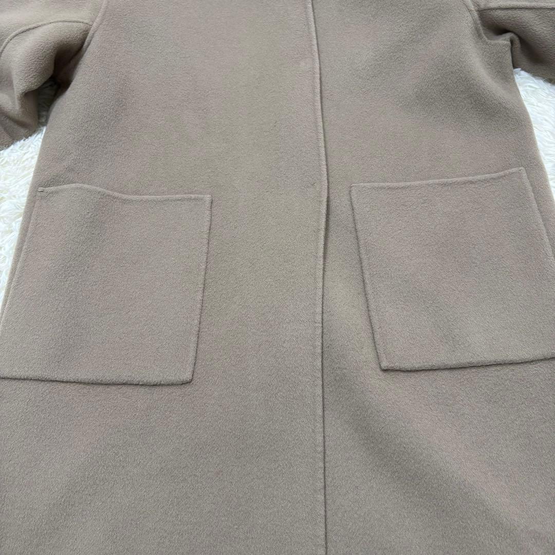 イエナ　ハミルトン　リバーフードコート　ベージュ　ポンチョ風　フリーサイズ