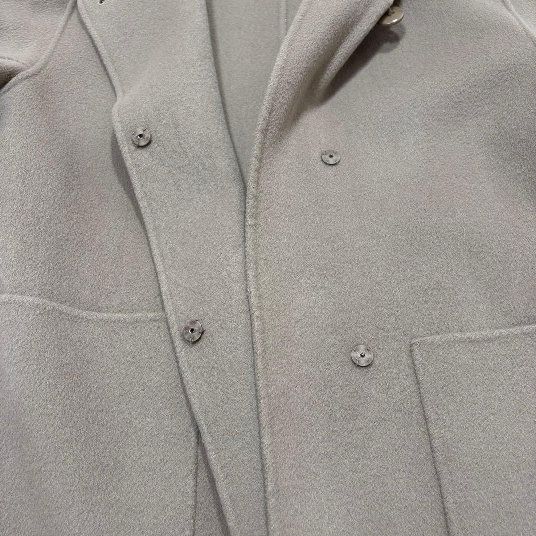 イエナ　ハミルトン　リバーフードコート　ベージュ　ポンチョ風　フリーサイズ