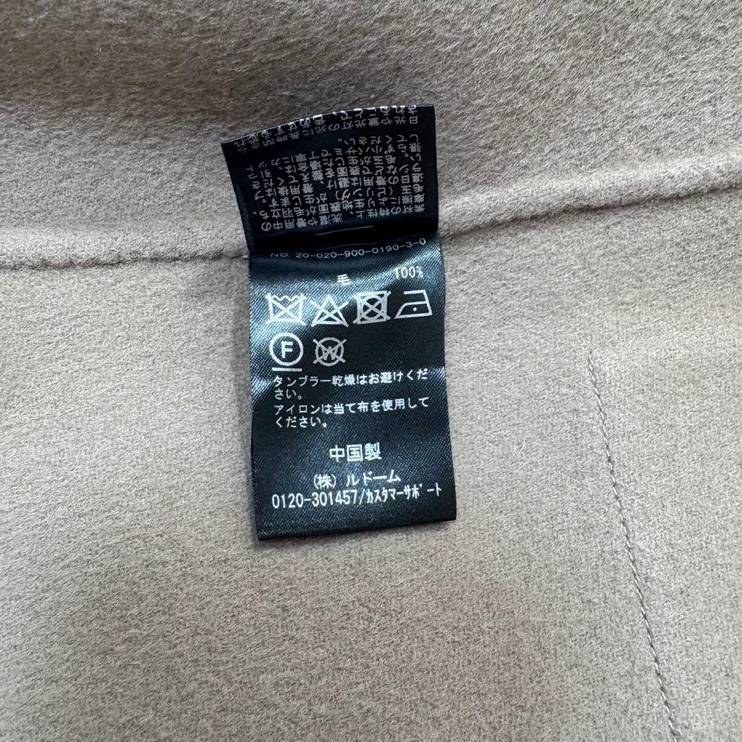 イエナ　ハミルトン　リバーフードコート　ベージュ　ポンチョ風　フリーサイズ