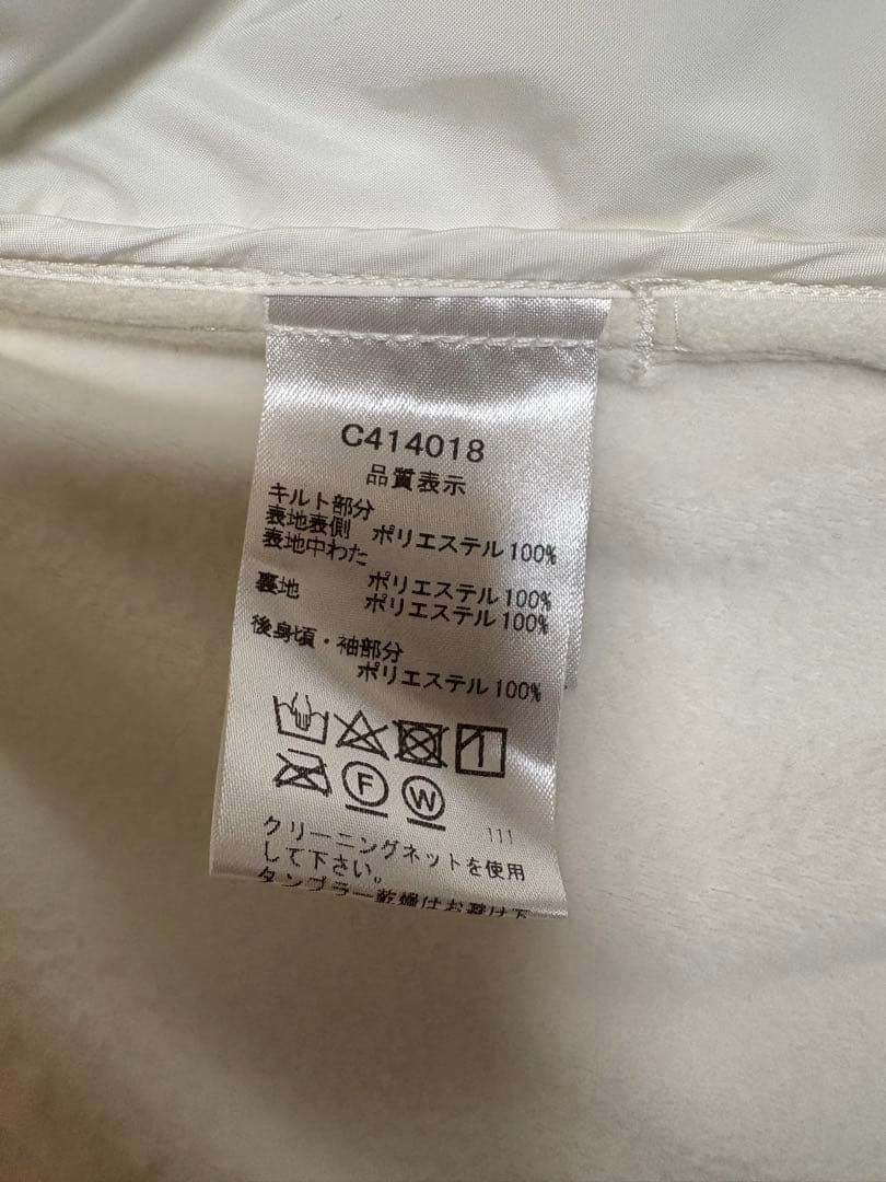 【新品未使用】PICONE CLUB ホワイトジャケット フード付き