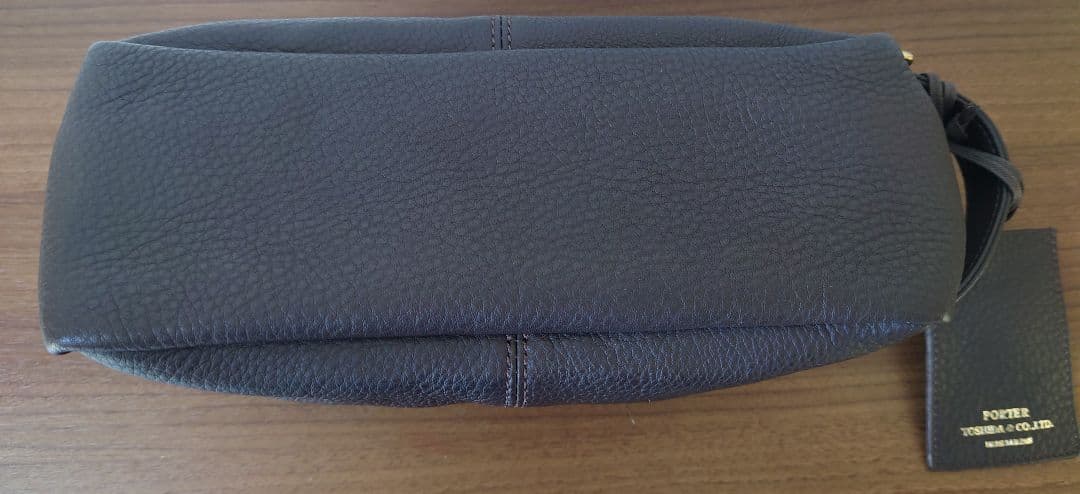 美品　ポーター　PORTER WITH ウイズブ　ラウン レザーポーチ
