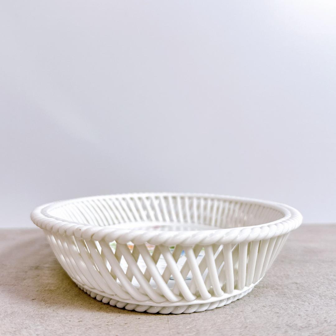 ヘレンド サクスブーケホワイト バスケット