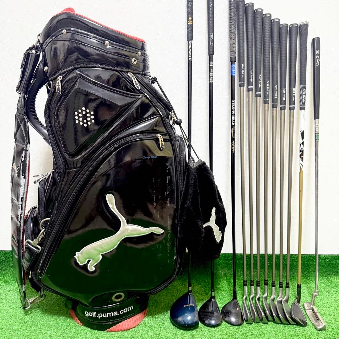 ヨネックス プーマ 初心者 メンズ ゴルフクラブセット フルセット 一式 セット