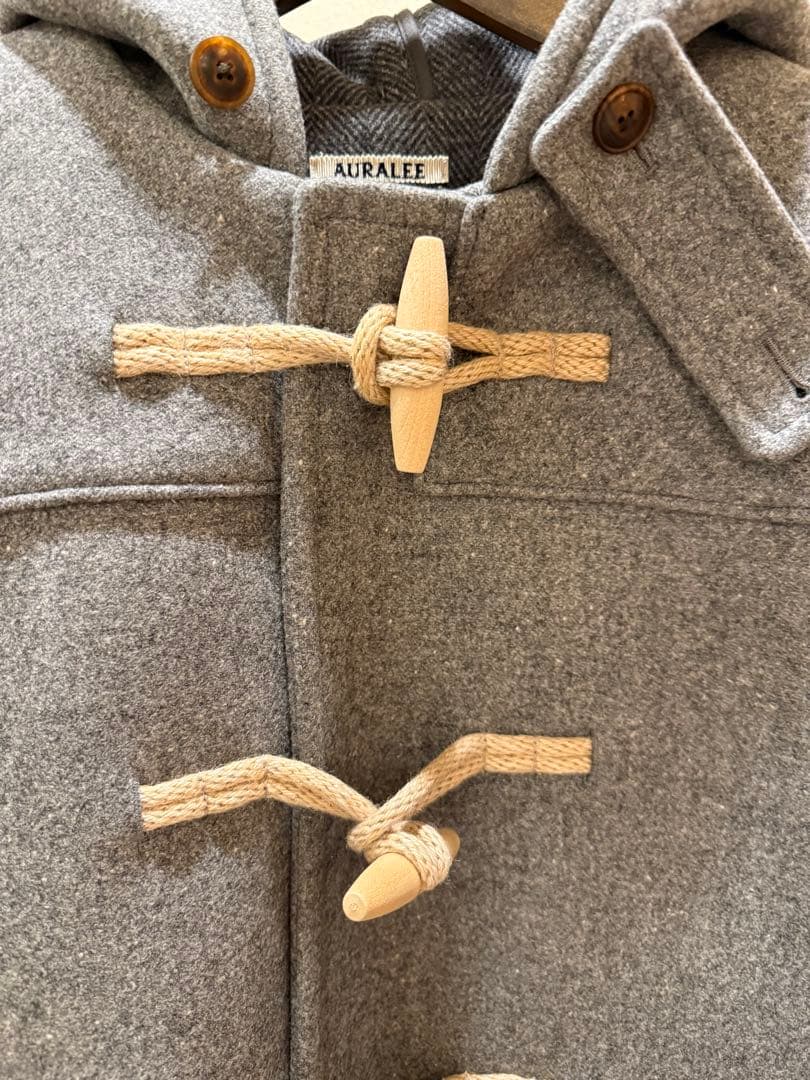ジャケット・アウター AURALEE HEAVY MELTON DUFFLE COAT
