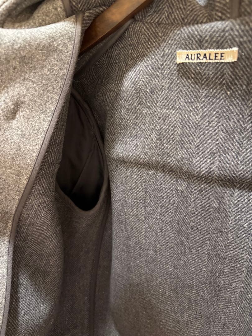 ジャケット・アウター AURALEE HEAVY MELTON DUFFLE COAT