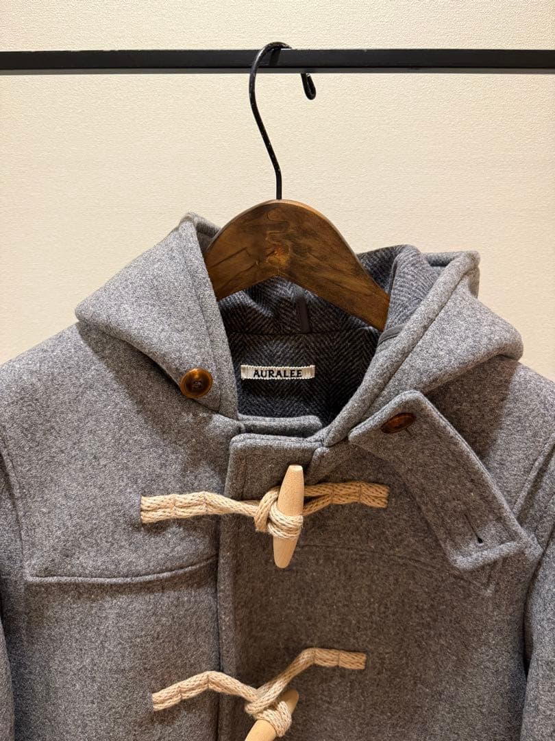 ジャケット・アウター AURALEE HEAVY MELTON DUFFLE COAT