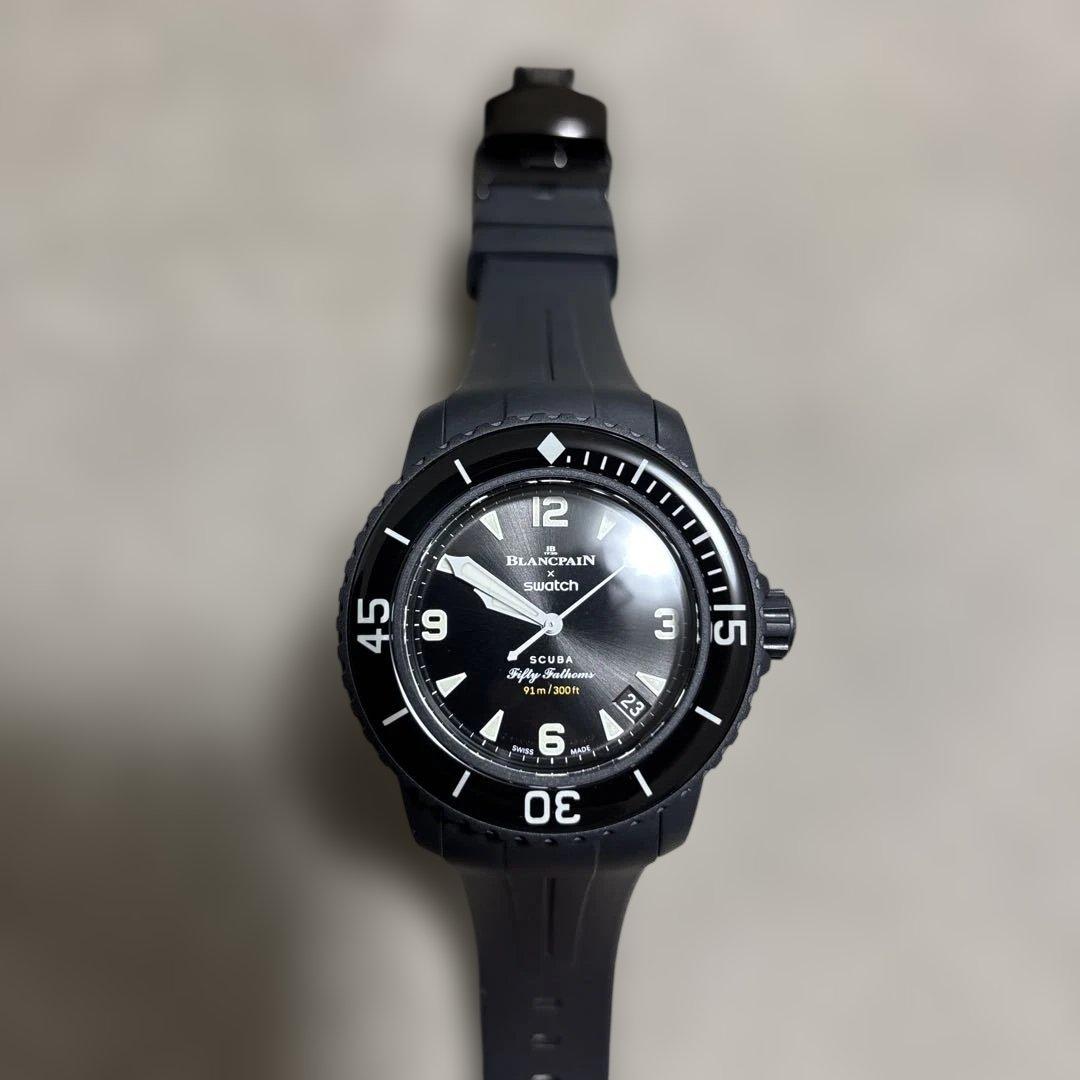Blancpain x Swatch Scuba ブラック 黒 ブランパン