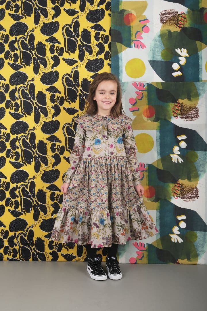 【新品】wolf＆rita 花柄ワンピース 12Y 152〜158cm 完売品