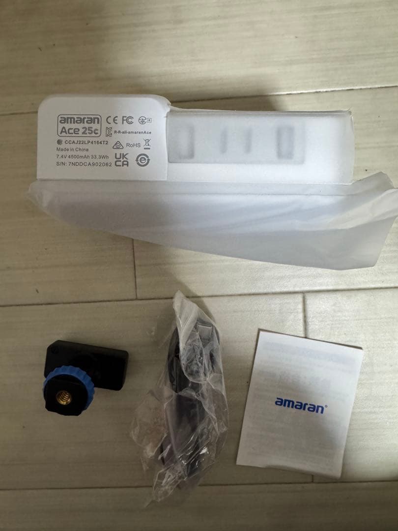 未使用品　amaran Ace 25C 25W RGB小型撮影ライト