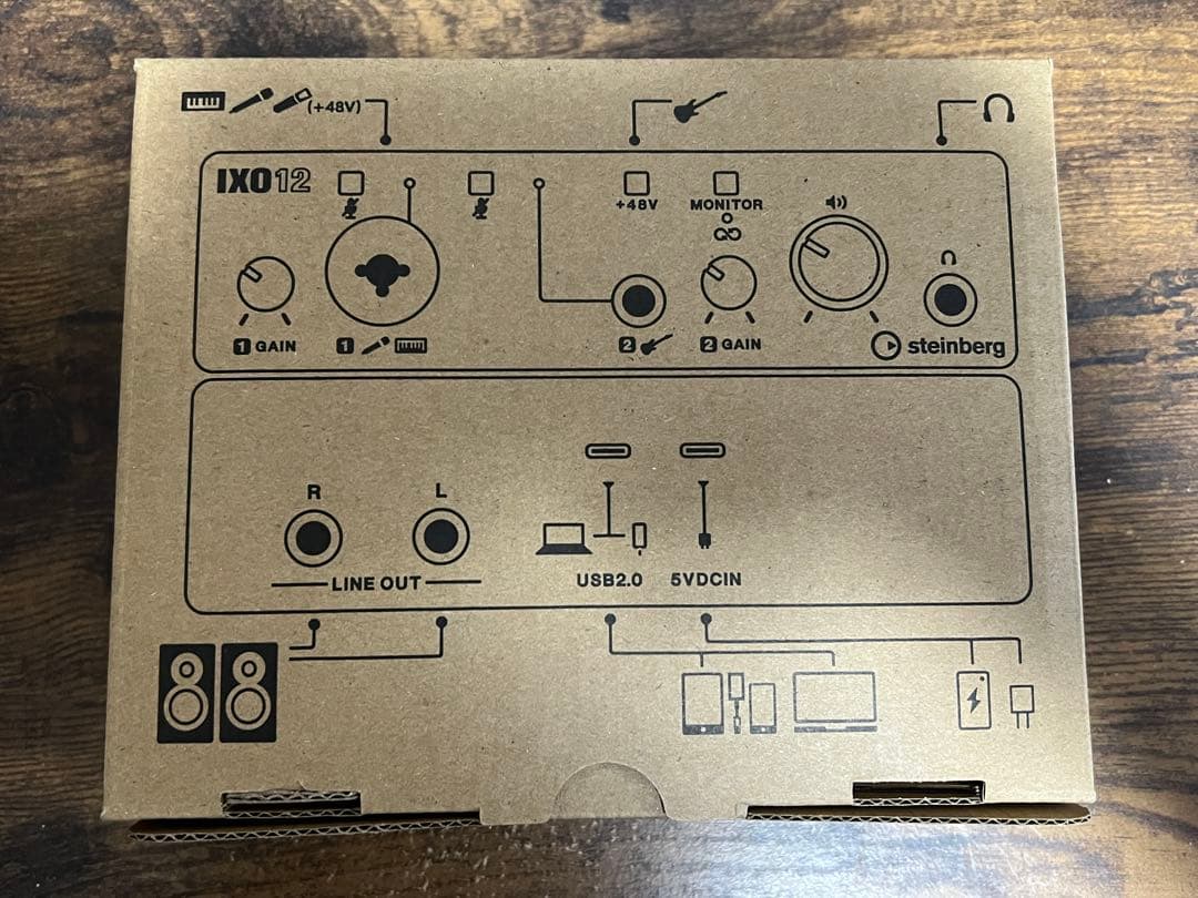 Steinberg IXO 12 BLACK USBオーディオインターフェイス