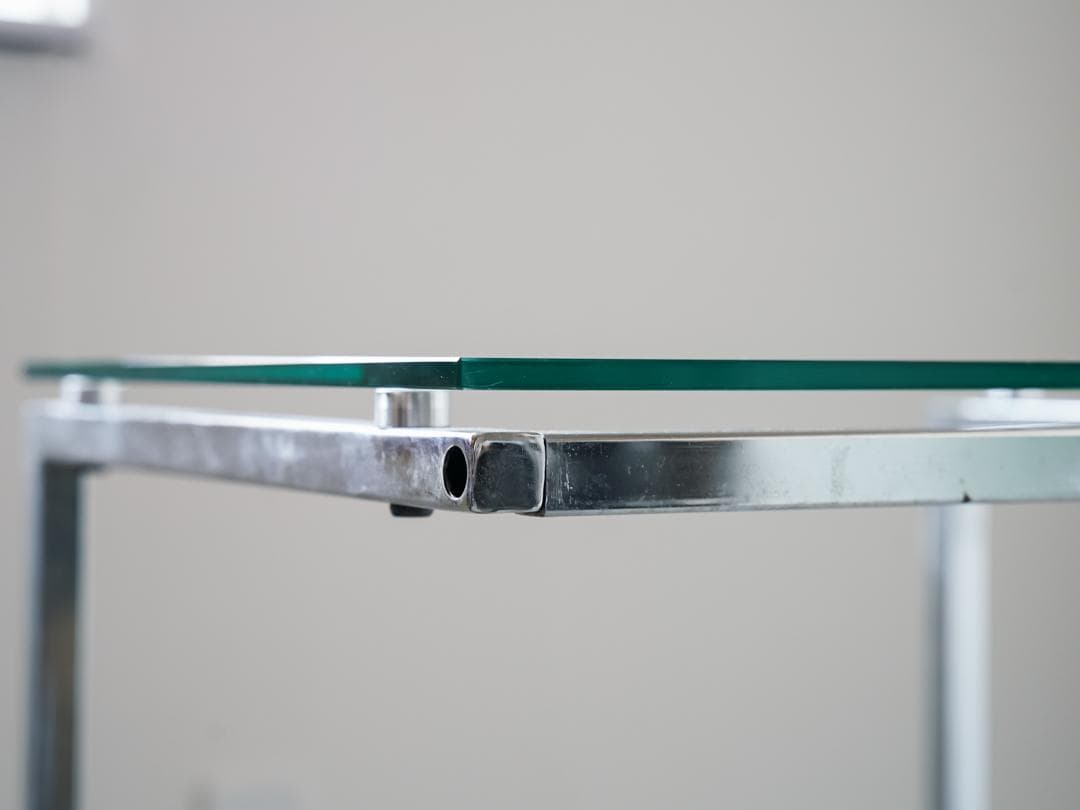 vintage ガラス サイドテーブル モダン・ミッドセンチュリー