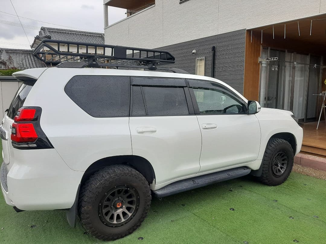 150プラド後期　ベースキャリア+アルミルーフラック