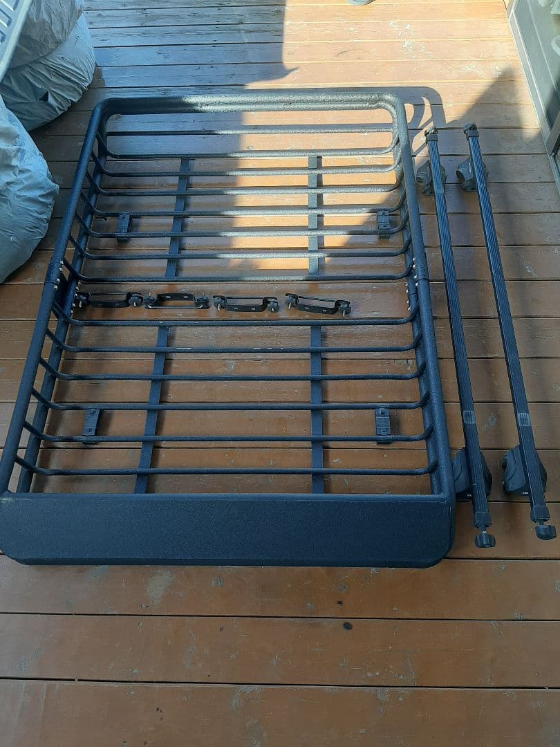 150プラド後期　ベースキャリア+アルミルーフラック