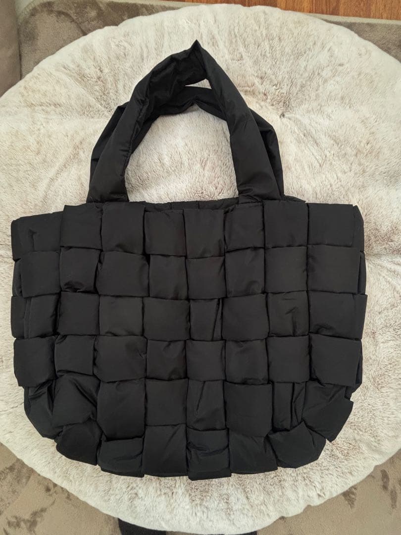 ear PAPILLONNER 撥水ライトメッシュトートバッグ 黒 Ｌ