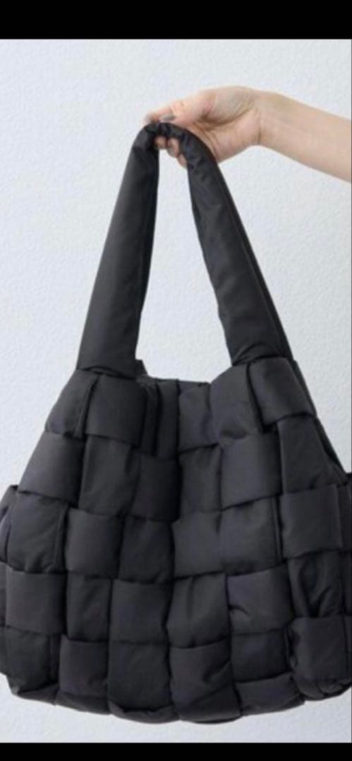 ear PAPILLONNER 撥水ライトメッシュトートバッグ 黒 Ｌ