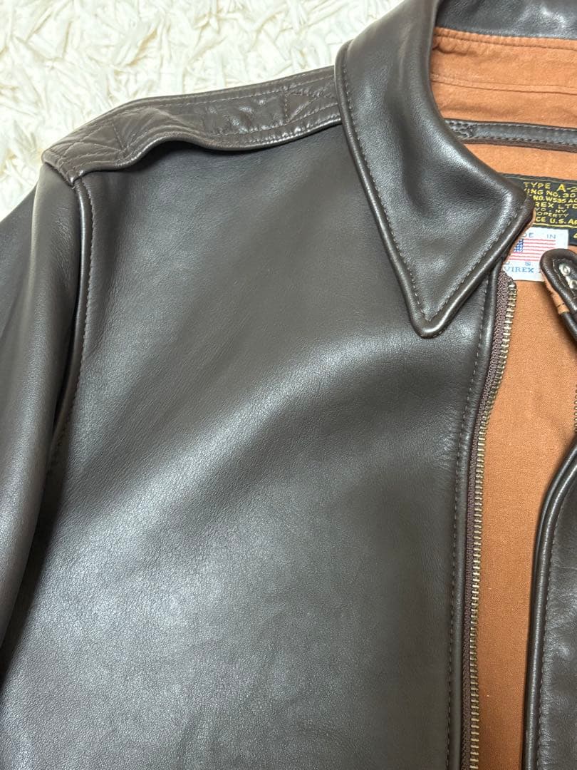 アビレックス　AVIREX A-2 USA製　サイズ40 フライトジャケット