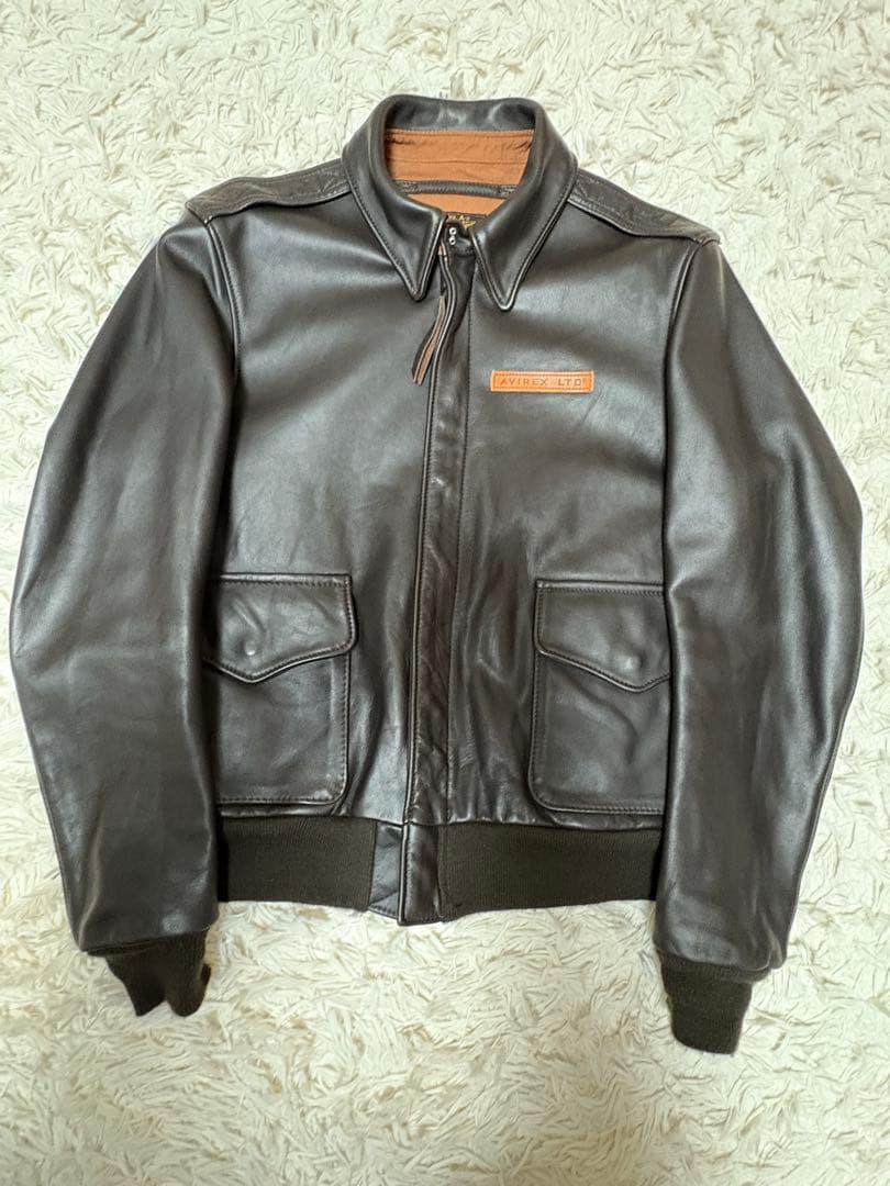 アビレックス　AVIREX A-2 USA製　サイズ40 フライトジャケット