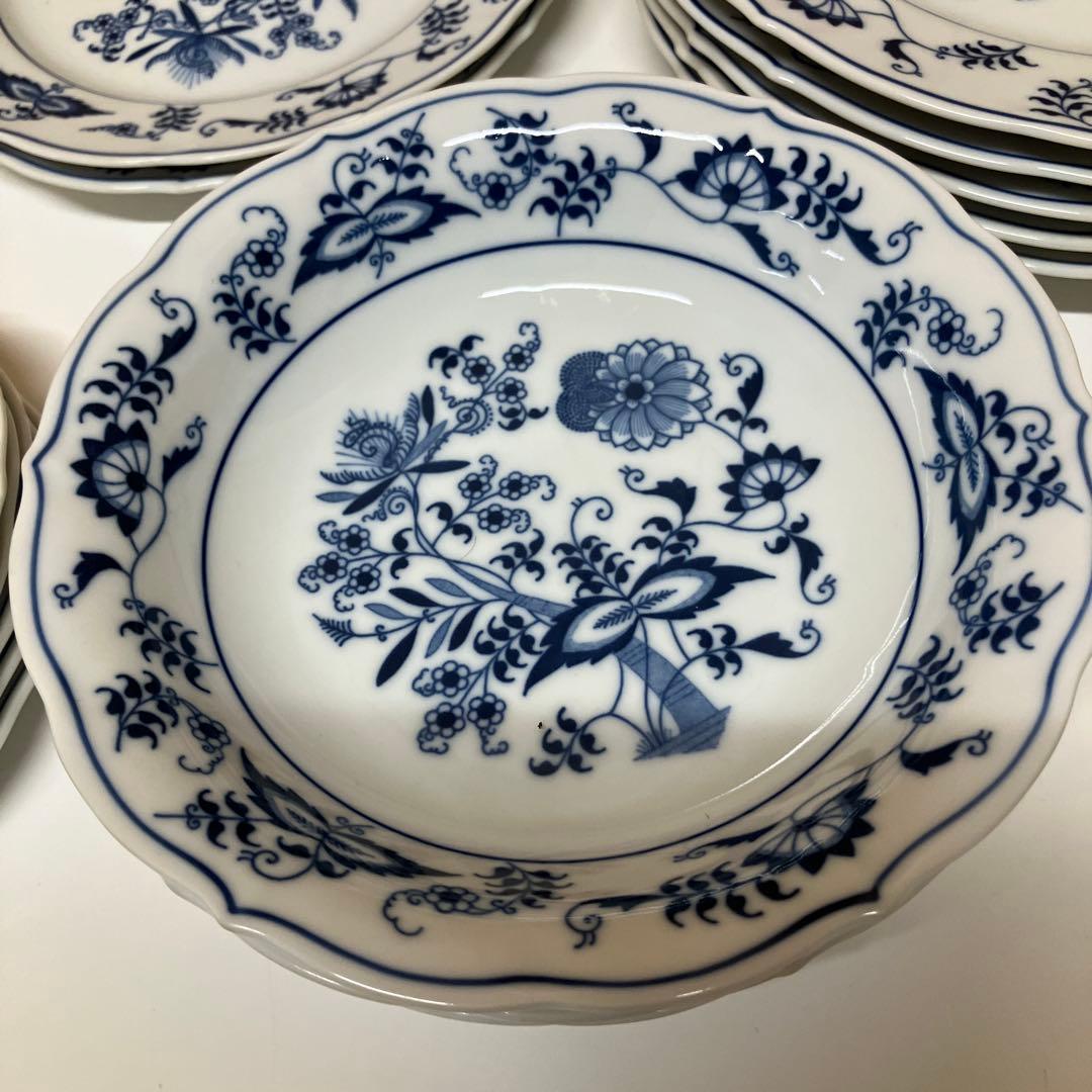 E25 Blue Danube ブルーダニューブ プレート 皿 セット 全23点