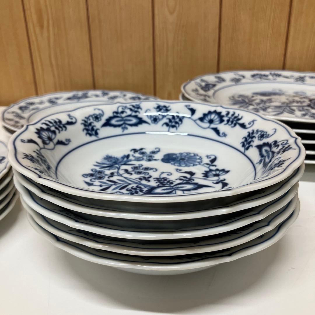 E25 Blue Danube ブルーダニューブ プレート 皿 セット 全23点