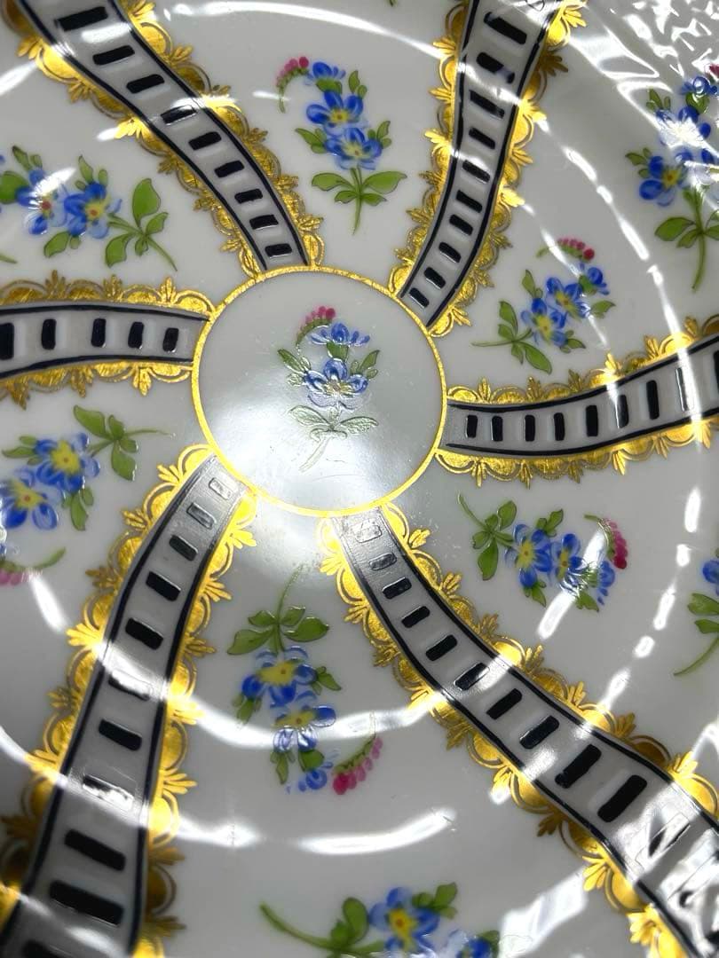 p*o様 HEREND ヘレンド忘れな草パンザラプレート15.5cmレア貴重稀少