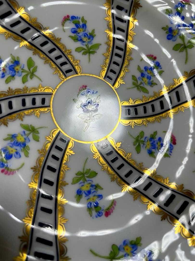 p*o様 HEREND ヘレンド忘れな草パンザラプレート15.5cmレア貴重稀少