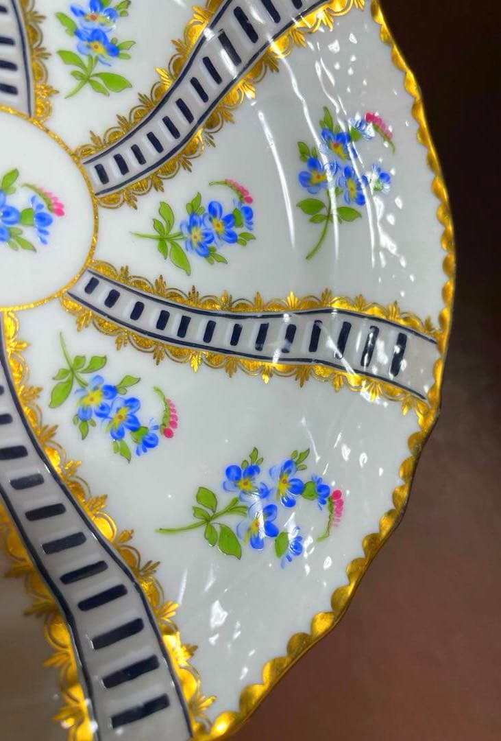 p*o様 HEREND ヘレンド忘れな草パンザラプレート15.5cmレア貴重稀少