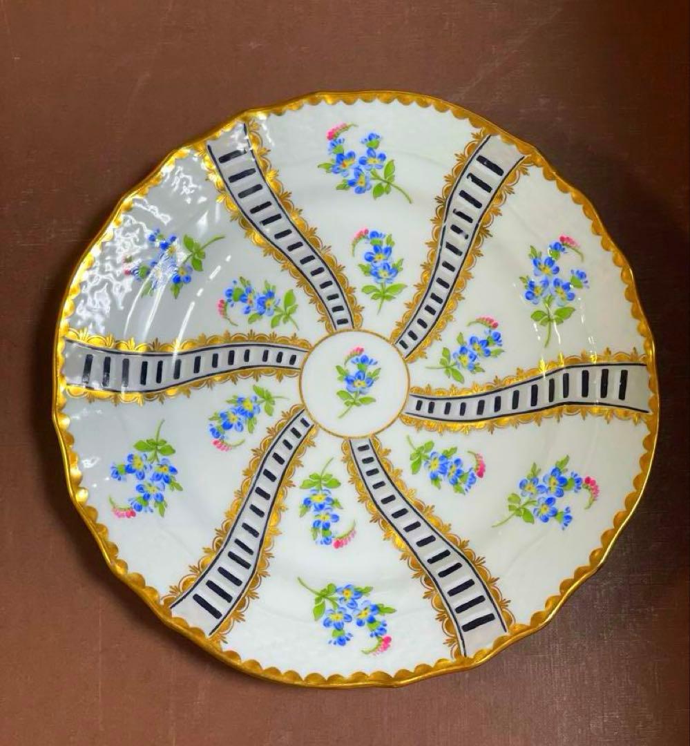 p*o様 HEREND ヘレンド忘れな草パンザラプレート15.5cmレア貴重稀少