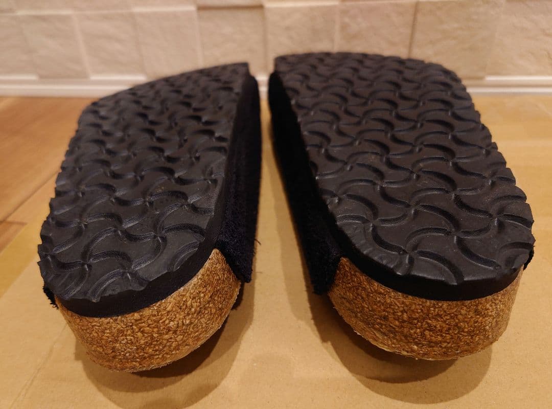 BIRKENSTOCK ボストン スエード 黒 サイズ39（25〜25.5cm）