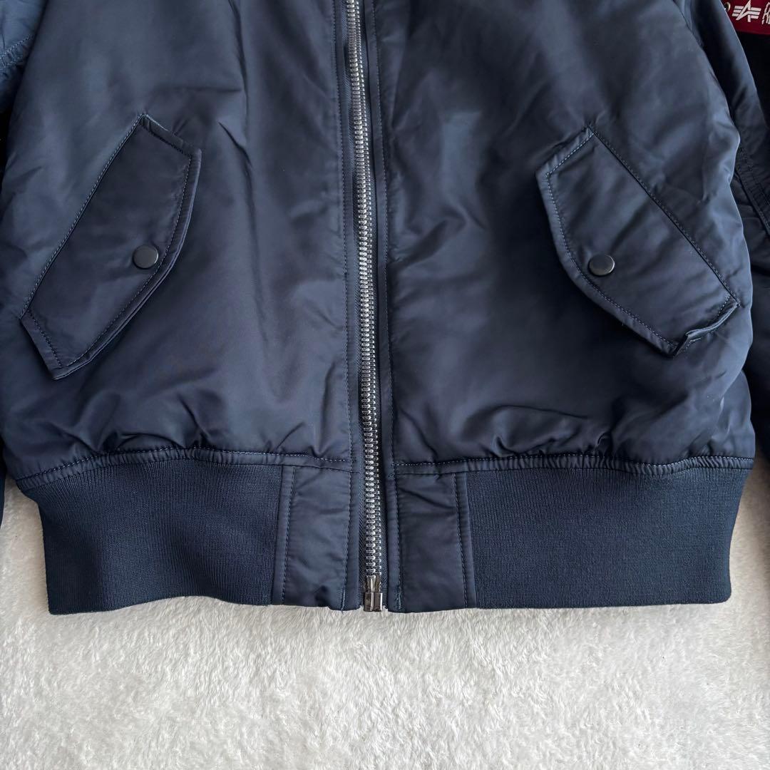 ✨️美品✨️ ALPHA INDUSTRIES MA-1 ネイビー Lサイズ 紺
