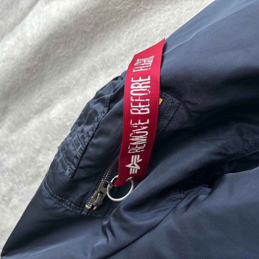 ✨️美品✨️ ALPHA INDUSTRIES MA-1 ネイビー Lサイズ 紺